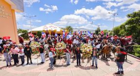 Familias celebran 46 aniversario de la liberación de Estelí