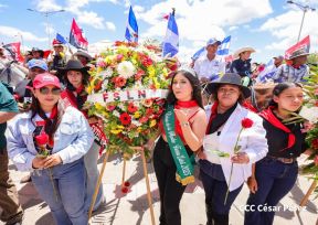 Familias celebran 46 aniversario de la liberación de Estelí
