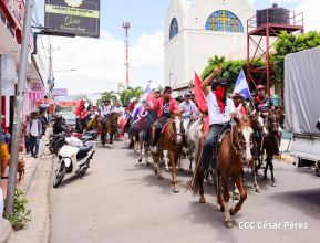 Familias celebran 46 aniversario de la liberación de Estelí