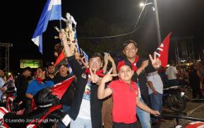 Militancia Sandinista se desbordan en Vigilias del 46/19