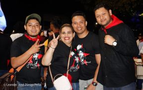 Militancia Sandinista se desbordan en Vigilias del 46/19