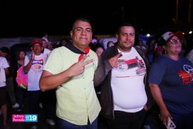 Militancia Sandinista se desbordan en Vigilias del 46/19