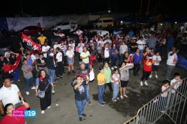 Militancia Sandinista se desbordan en Vigilias del 46/19