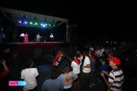 Militancia Sandinista se desbordan en Vigilias del 46/19