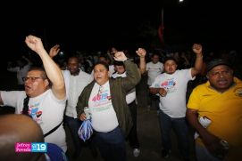 Militancia Sandinista se desbordan en Vigilias del 46/19