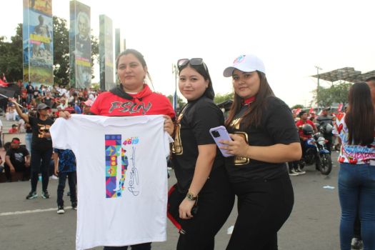 Celebración del 46 aniversario del triunfo de la Revolución Popular Sandinista