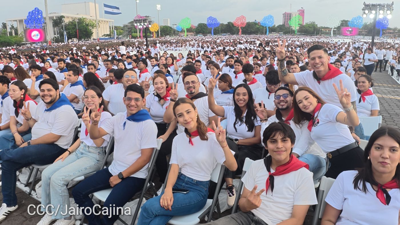 Celebración del 46 aniversario del triunfo de la Revolución Popular Sandinista