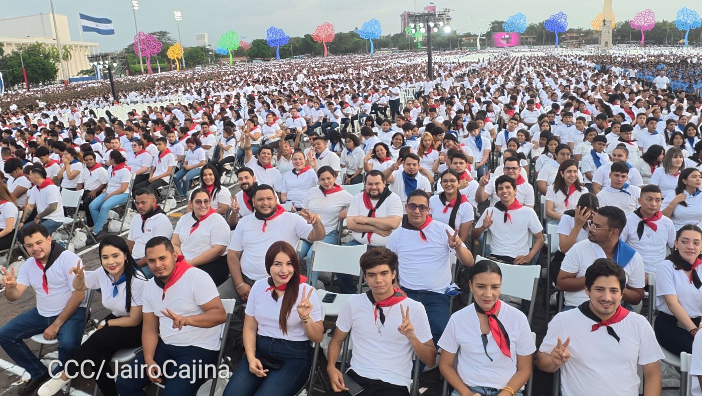 Celebración del 46 aniversario del triunfo de la Revolución Popular Sandinista