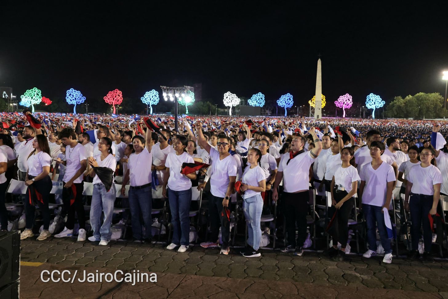 Celebración del 46 aniversario del triunfo de la Revolución Popular Sandinista