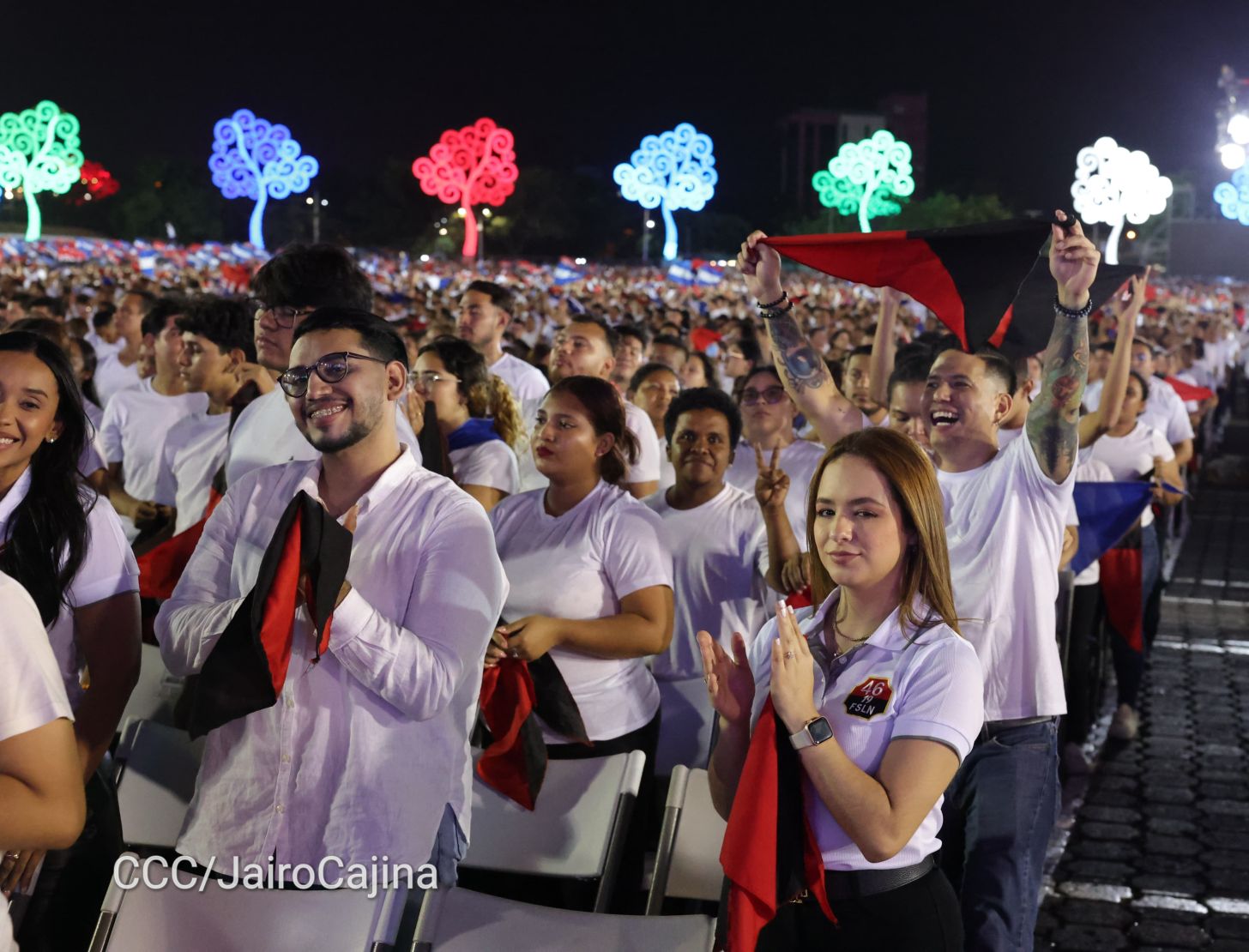 Celebración del 46 aniversario del triunfo de la Revolución Popular Sandinista