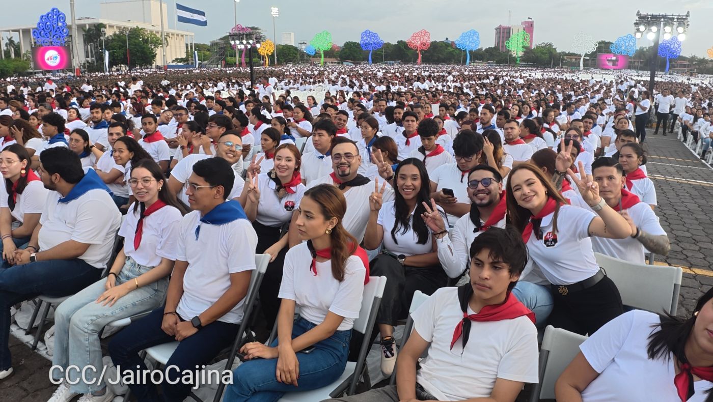 Celebración del 46 aniversario del triunfo de la Revolución Popular Sandinista