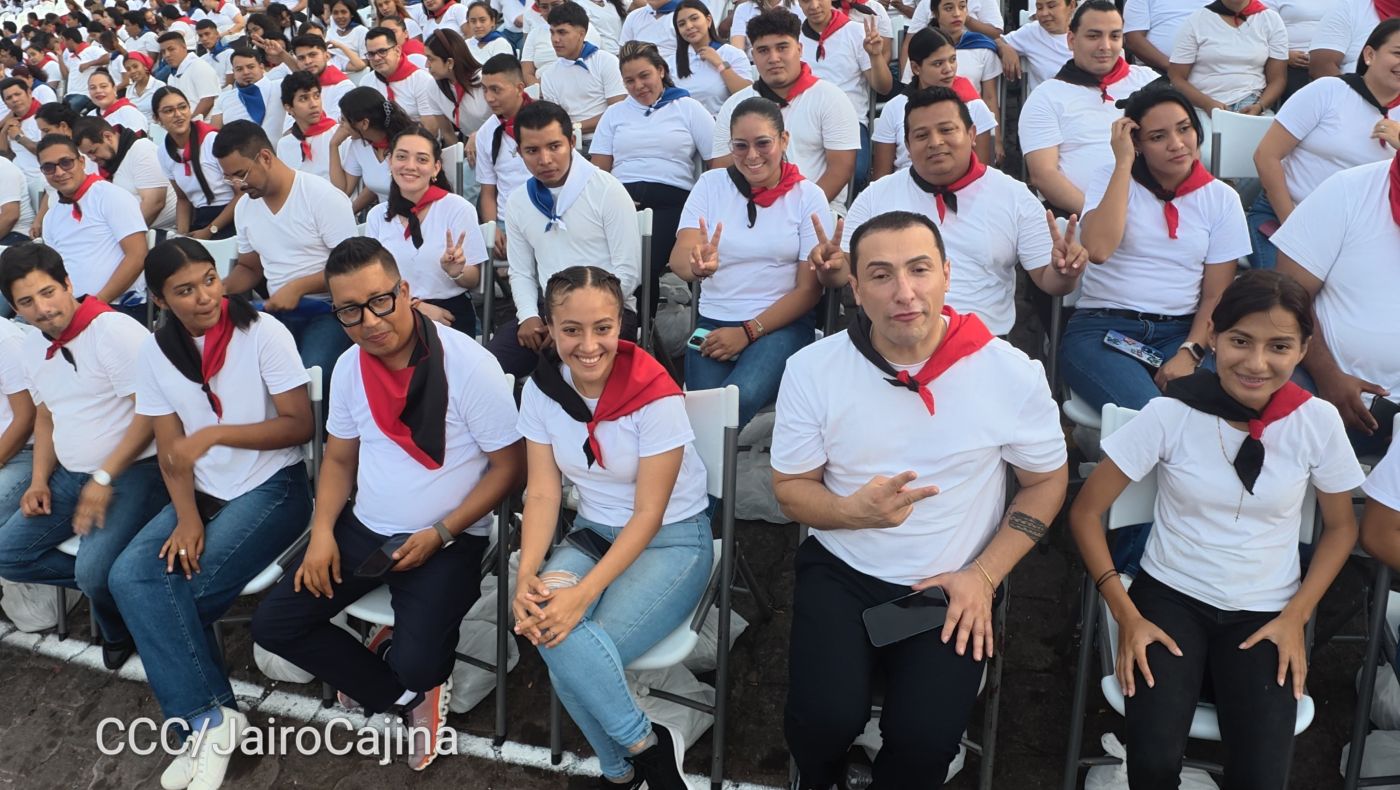 Celebración del 46 aniversario del triunfo de la Revolución Popular Sandinista