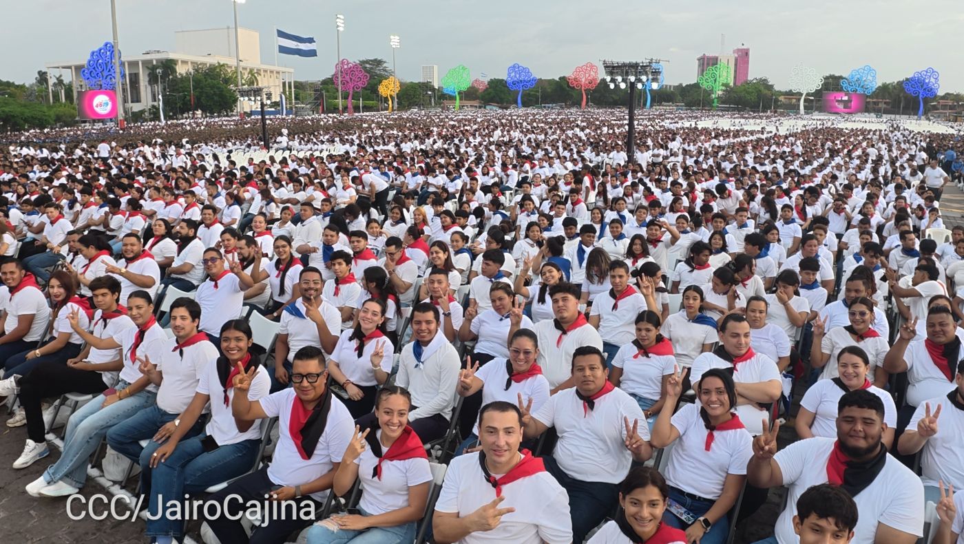 Celebración del 46 aniversario del triunfo de la Revolución Popular Sandinista