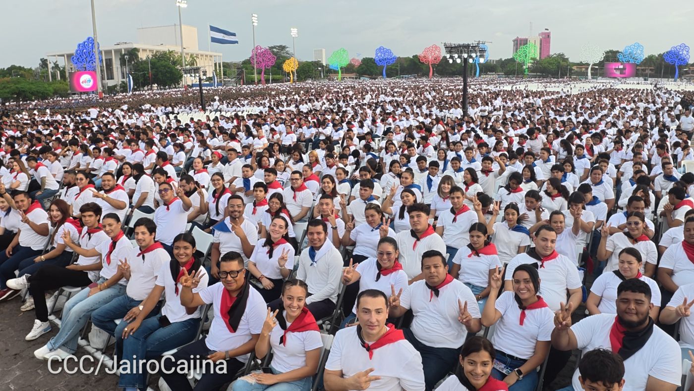 Celebración del 46 aniversario del triunfo de la Revolución Popular Sandinista
