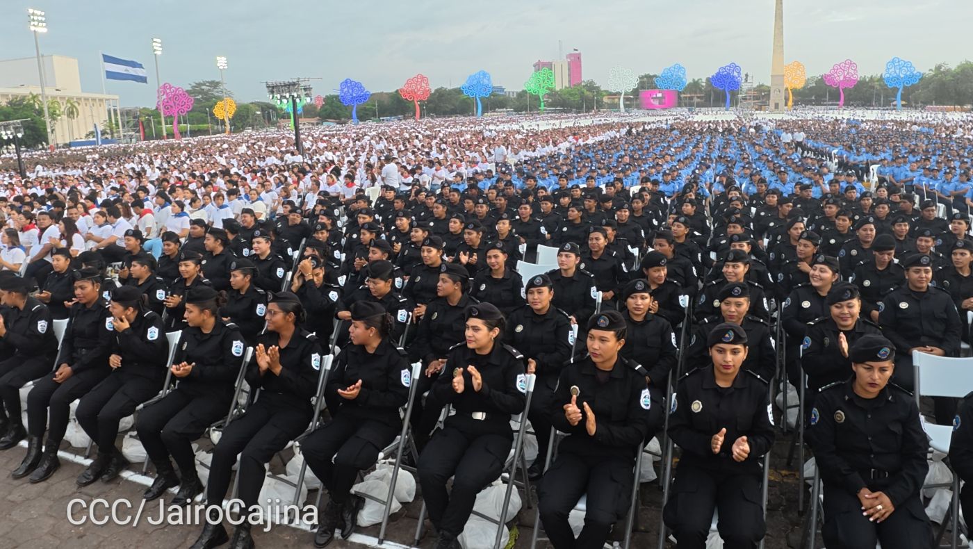 Celebración del 46 aniversario del triunfo de la Revolución Popular Sandinista