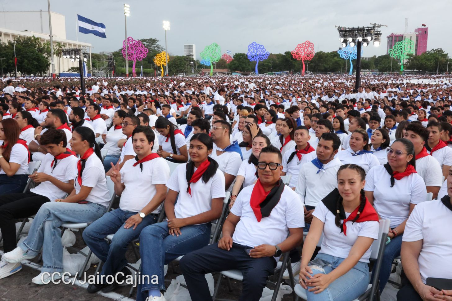 Celebración del 46 aniversario del triunfo de la Revolución Popular Sandinista