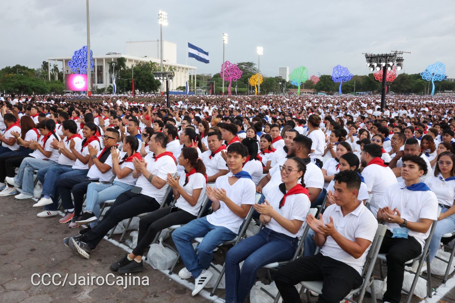 Celebración del 46 aniversario del triunfo de la Revolución Popular Sandinista