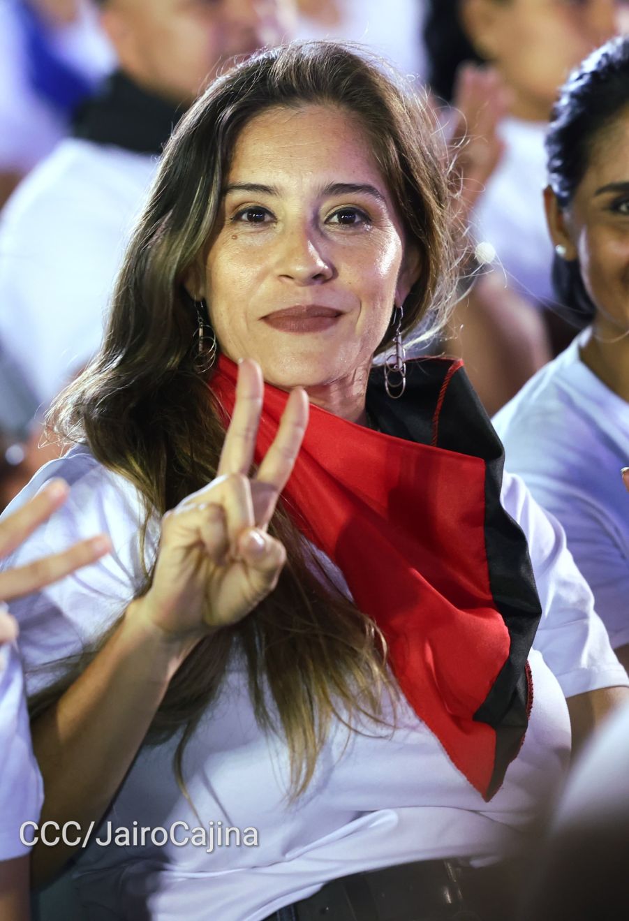 Celebración del 46 aniversario del triunfo de la Revolución Popular Sandinista