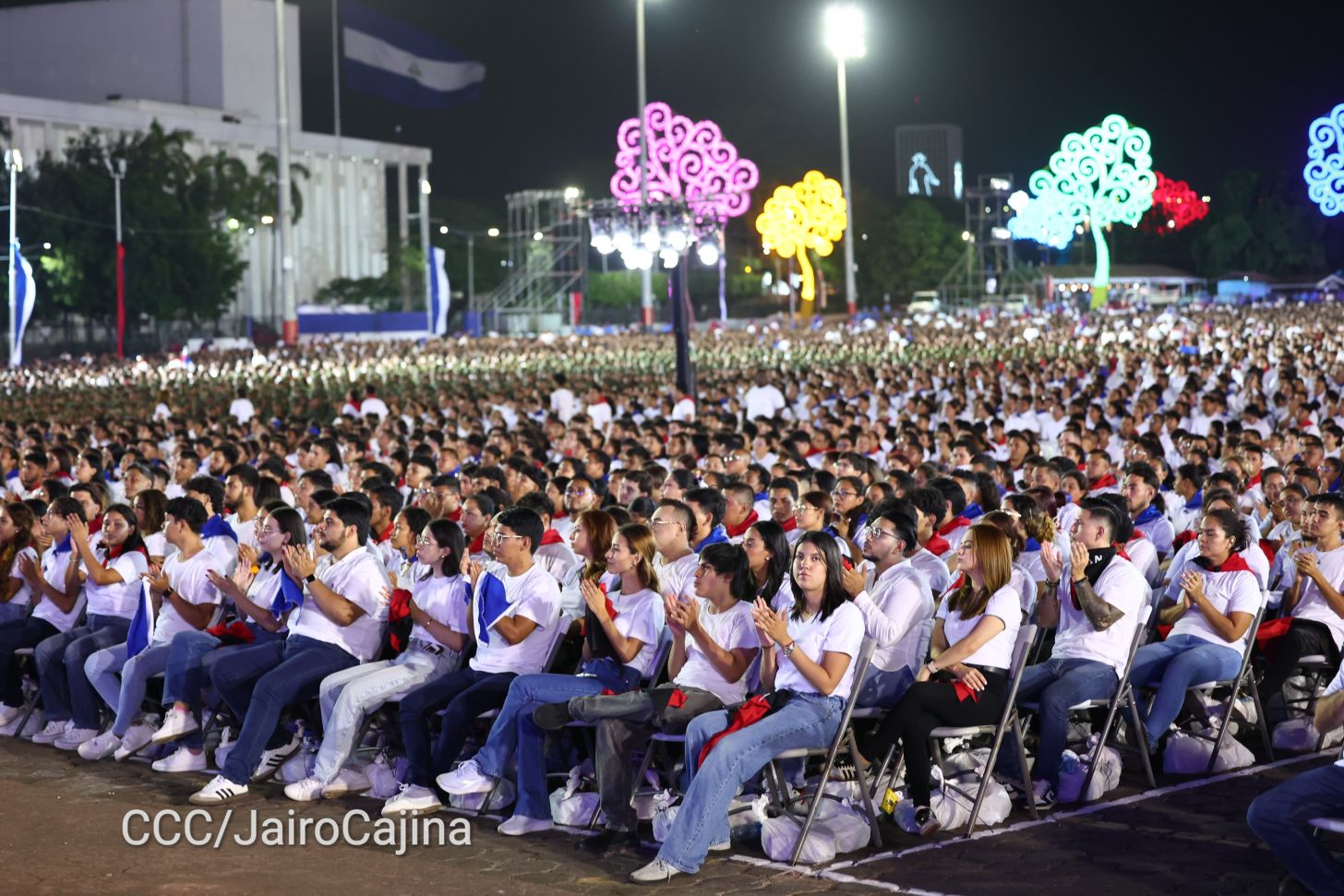 Celebración del 46 aniversario del triunfo de la Revolución Popular Sandinista