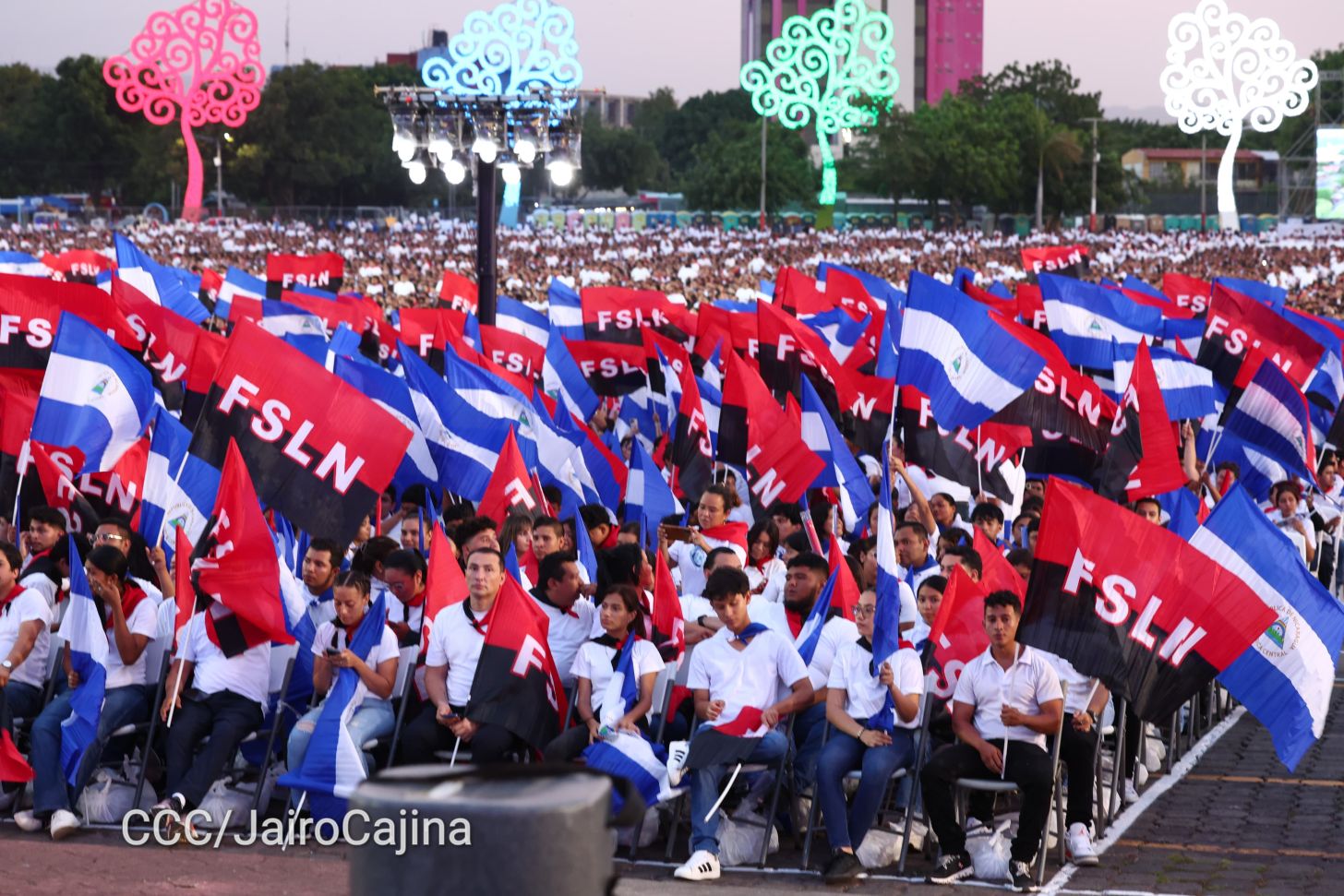 Celebración del 46 aniversario del triunfo de la Revolución Popular Sandinista