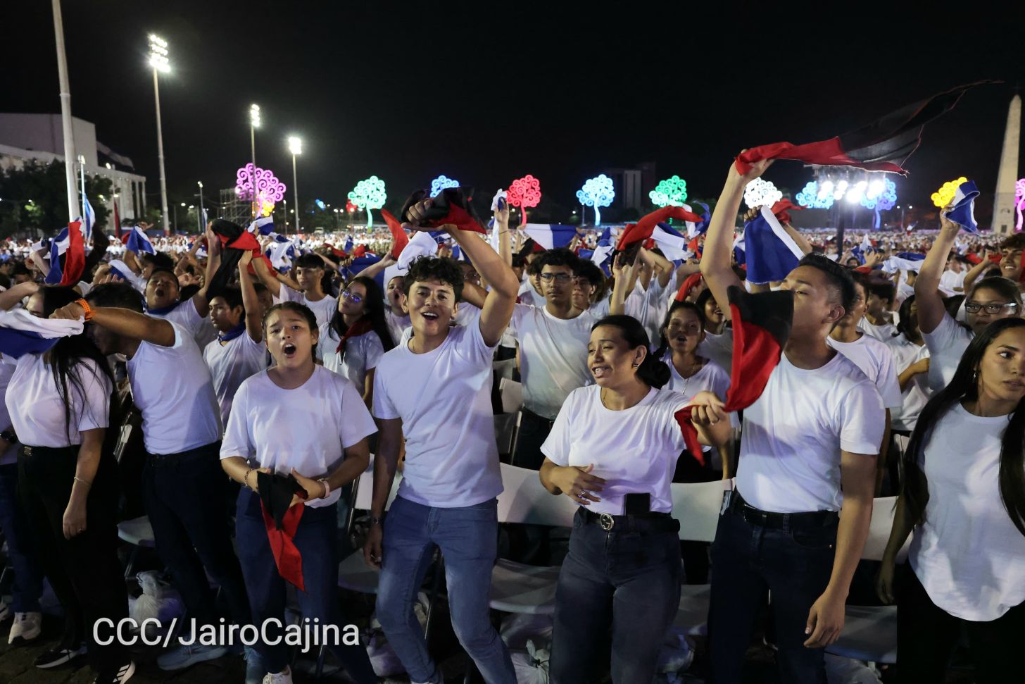 Celebración del 46 aniversario del triunfo de la Revolución Popular Sandinista
