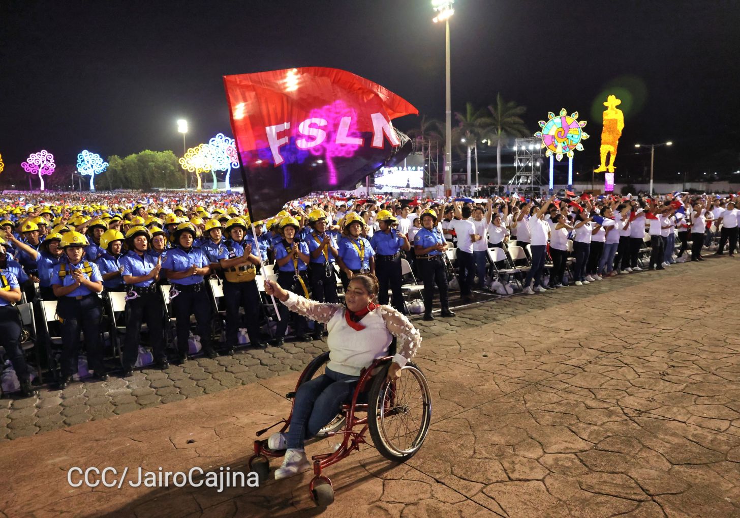 Celebración del 46 aniversario del triunfo de la Revolución Popular Sandinista