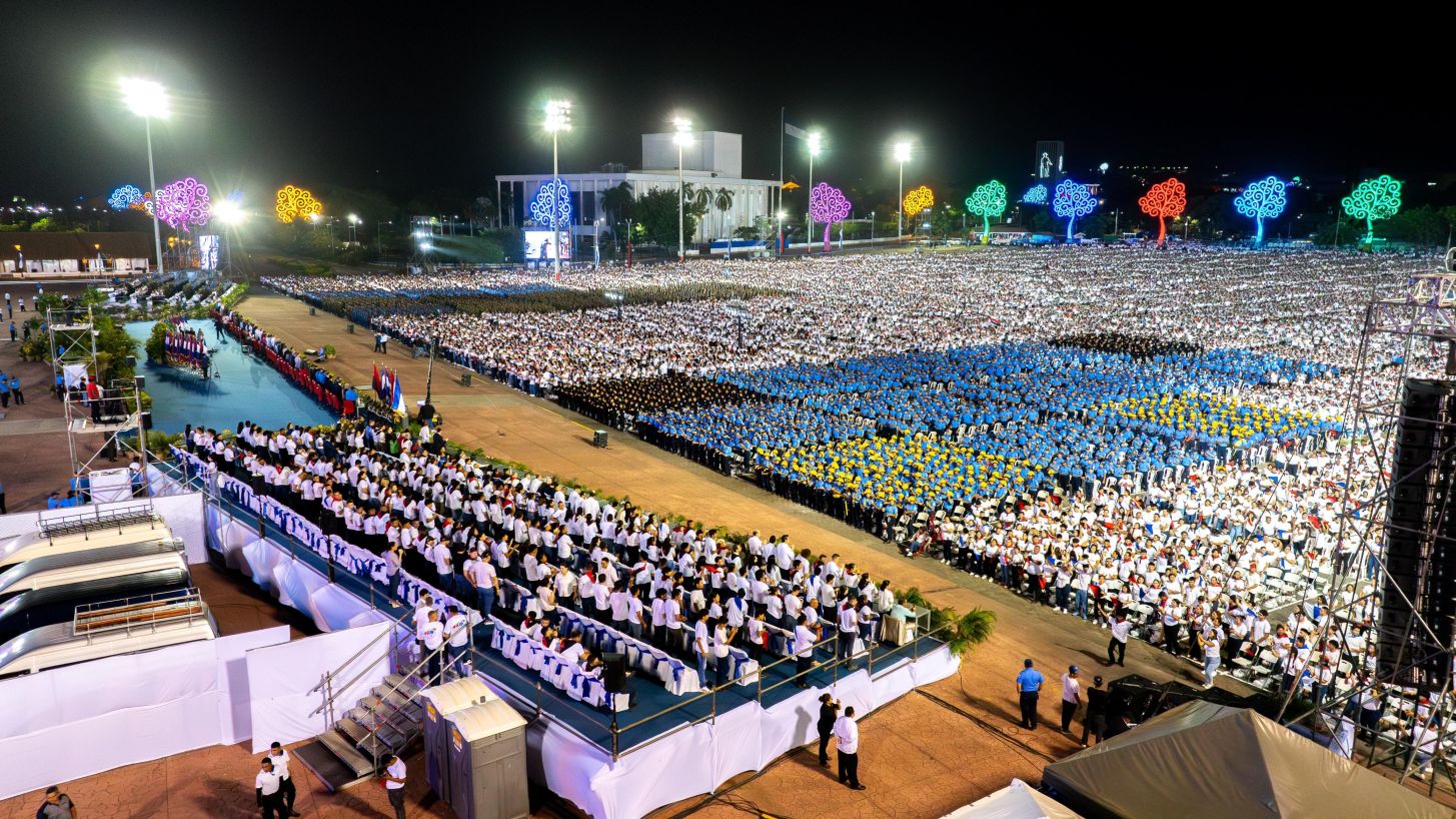 Celebración del 46 aniversario del triunfo de la Revolución Popular Sandinista