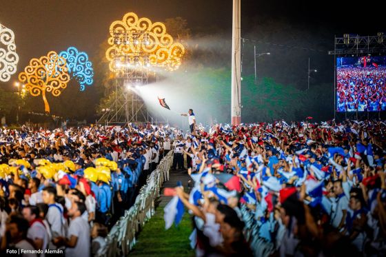 Celebración del 46 aniversario del triunfo de la Revolución Popular Sandinista