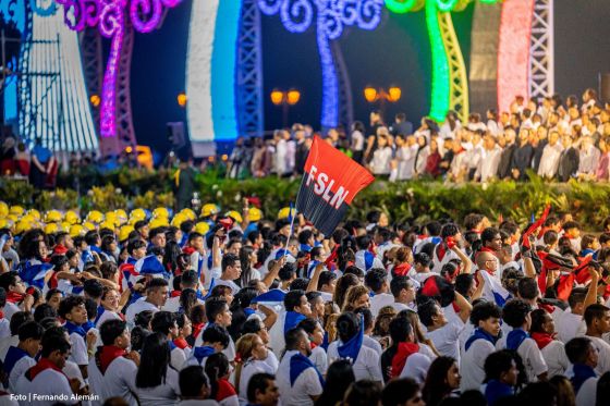 Celebración del 46 aniversario del triunfo de la Revolución Popular Sandinista