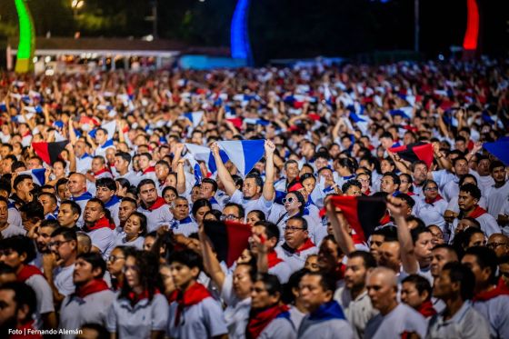Celebración del 46 aniversario del triunfo de la Revolución Popular Sandinista