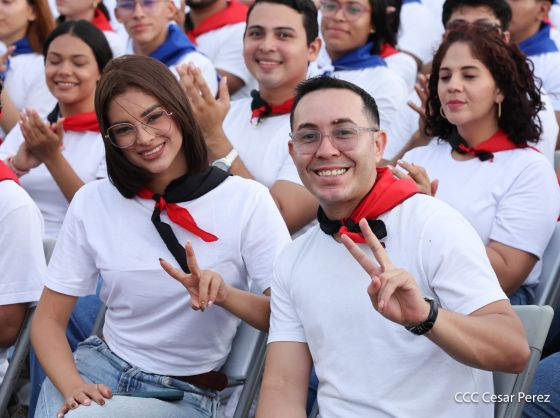 Celebración del 46 aniversario del triunfo de la Revolución Popular Sandinista