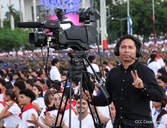 Celebración del 46 aniversario del triunfo de la Revolución Popular Sandinista