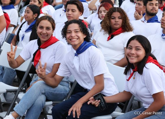 Celebración del 46 aniversario del triunfo de la Revolución Popular Sandinista