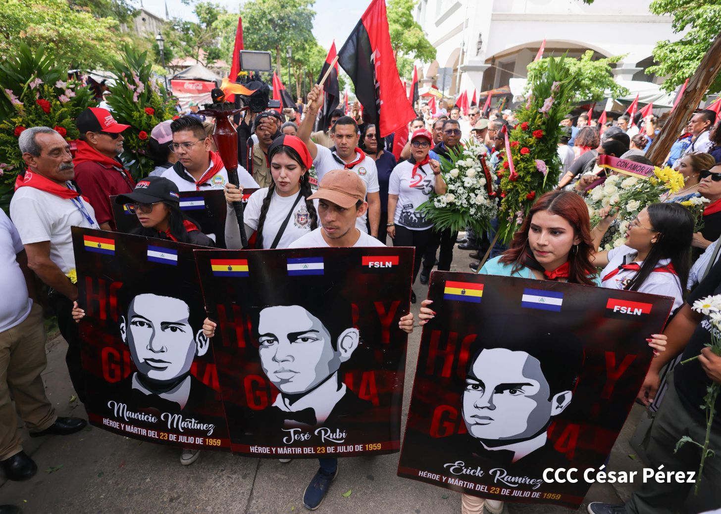 Conmemoración del 66 aniversario del tránsito a la inmortalidad de los Héroes y Mártires del 23 de julio de 1959