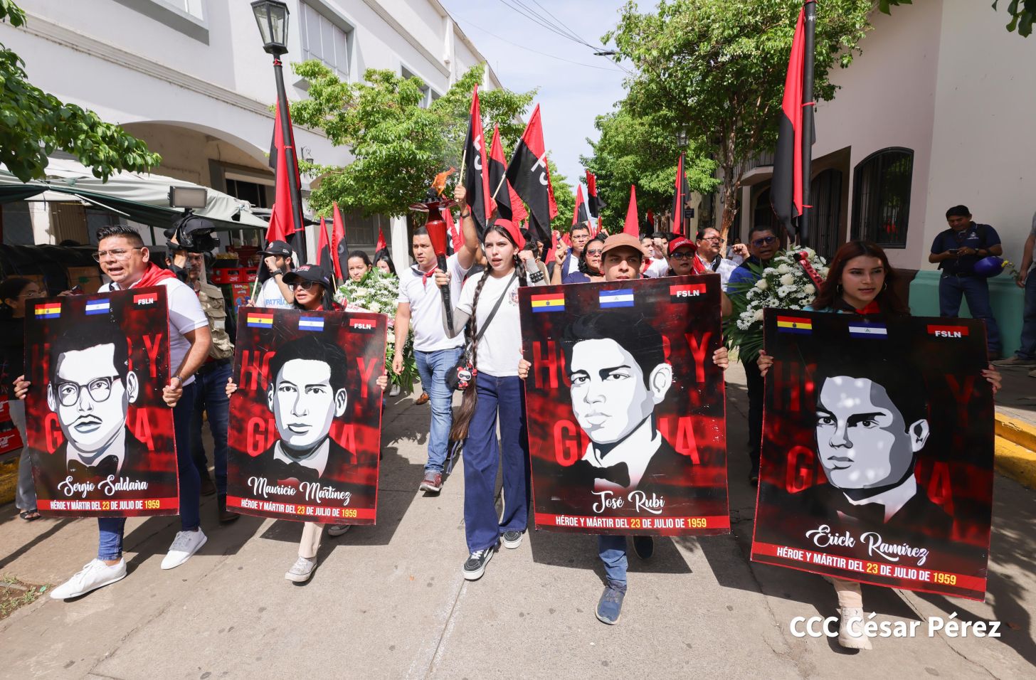 Conmemoración del 66 aniversario del tránsito a la inmortalidad de los Héroes y Mártires del 23 de julio de 1959