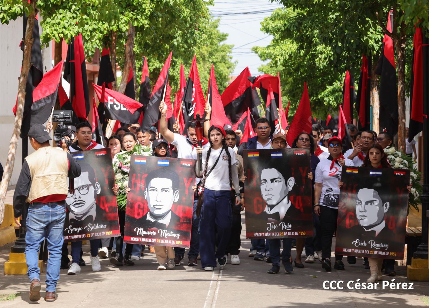 Conmemoración del 66 aniversario del tránsito a la inmortalidad de los Héroes y Mártires del 23 de julio de 1959