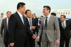 Presidente de HKND arriba a Nicaragua