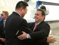 Presidente de HKND arriba a Nicaragua