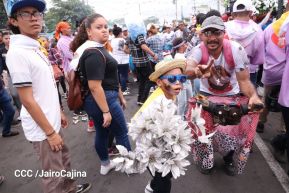 Multitudinaria procesión marca el retorno de Santo Domingo de Guzmán a Las Sierritas