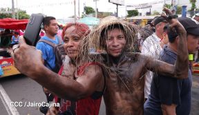 Multitudinaria procesión marca el retorno de Santo Domingo de Guzmán a Las Sierritas