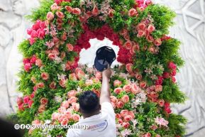 Multitudinaria procesión marca el retorno de Santo Domingo de Guzmán a Las Sierritas