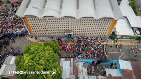 Multitudinaria procesión marca el retorno de Santo Domingo de Guzmán a Las Sierritas