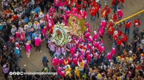 Multitudinaria procesión marca el retorno de Santo Domingo de Guzmán a Las Sierritas