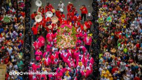 Multitudinaria procesión marca el retorno de Santo Domingo de Guzmán a Las Sierritas