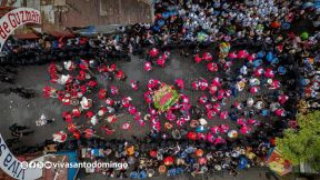 Multitudinaria procesión marca el retorno de Santo Domingo de Guzmán a Las Sierritas