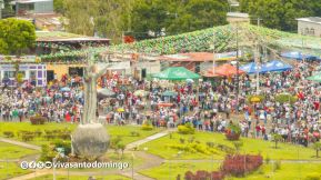 Multitudinaria procesión marca el retorno de Santo Domingo de Guzmán a Las Sierritas