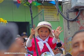 Multitudinaria procesión marca el retorno de Santo Domingo de Guzmán a Las Sierritas