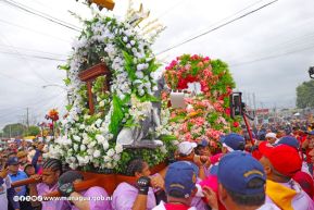 Multitudinaria procesión marca el retorno de Santo Domingo de Guzmán a Las Sierritas