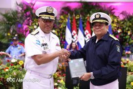 Fuerza Naval del Ejército de Nicaragua cumple 45 años de servicio a la patria con acto en Managua