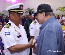 Fuerza Naval del Ejército de Nicaragua cumple 45 años de servicio a la patria con acto en Managua